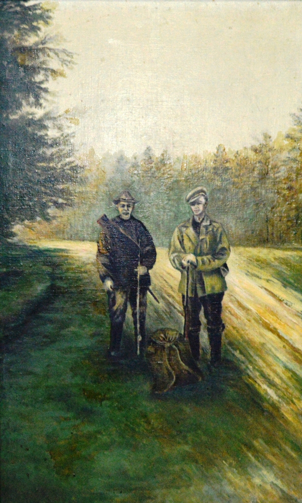 Картина "Два охотника", Политов В.М.