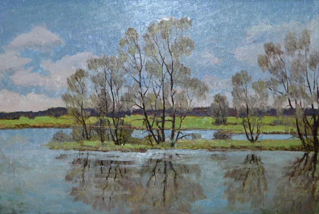 Картина "Весенний мотив", Братаев П.И.